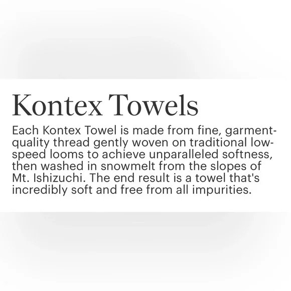 Luxury Japanese Kontex Co.  Palette Bath Washcloths w Taupe & Brown Linen border - Picture 3 of 6